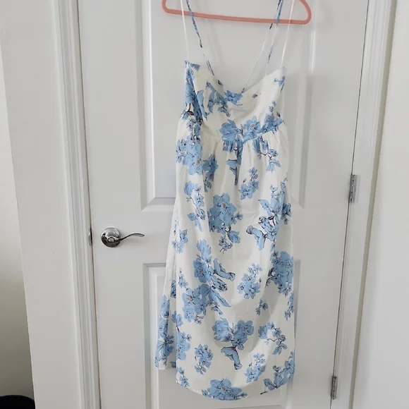 Azazie | Dresses | Nwt Aakaa White And Blue Dress | Poshmark